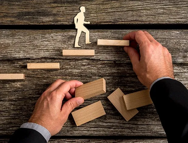 Promotion and appraisal process being managed through HR software tools.