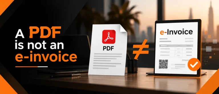 A PDF is not an e-invoice
